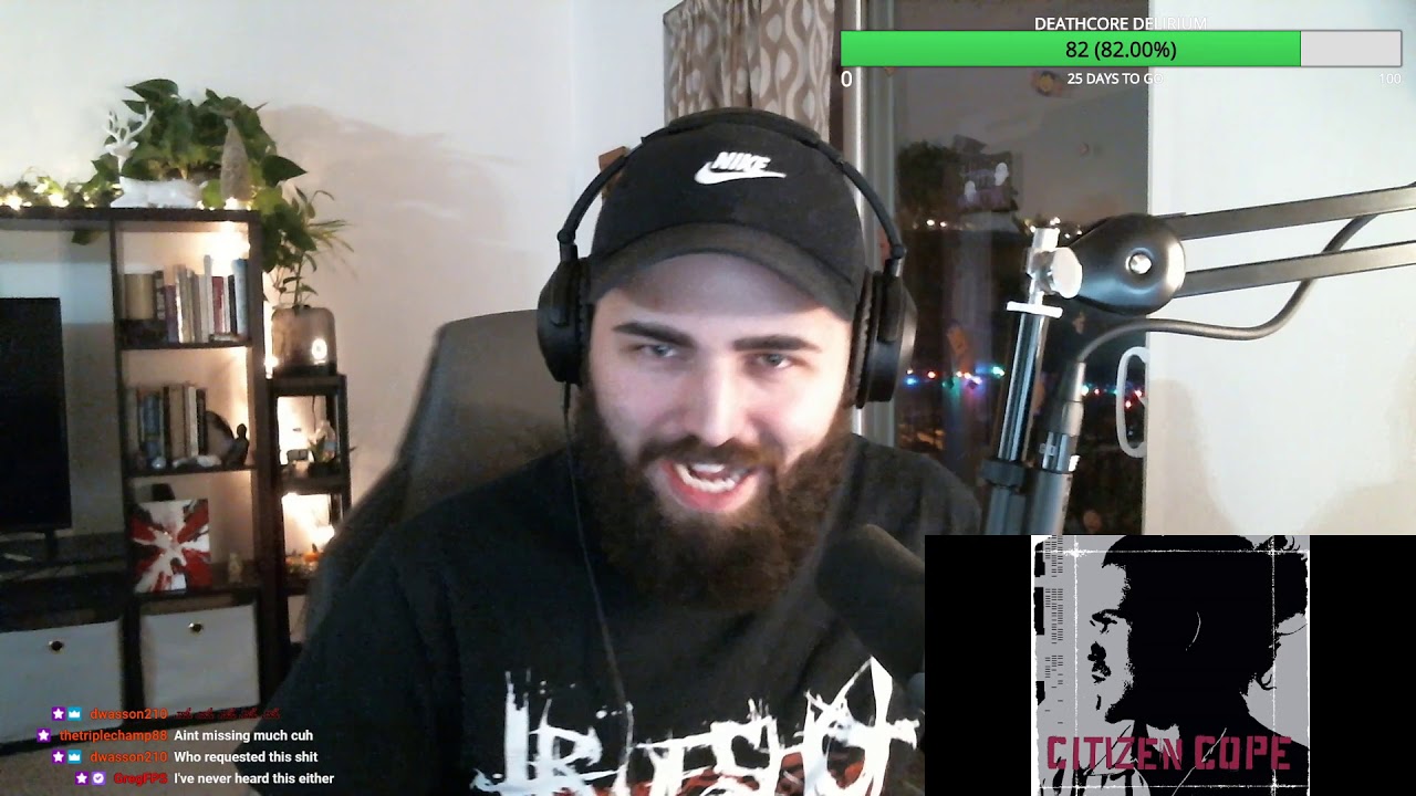 TWITCH REQUEST 32 | METAL VOCALIST REACTS - CITIZEN COPE   