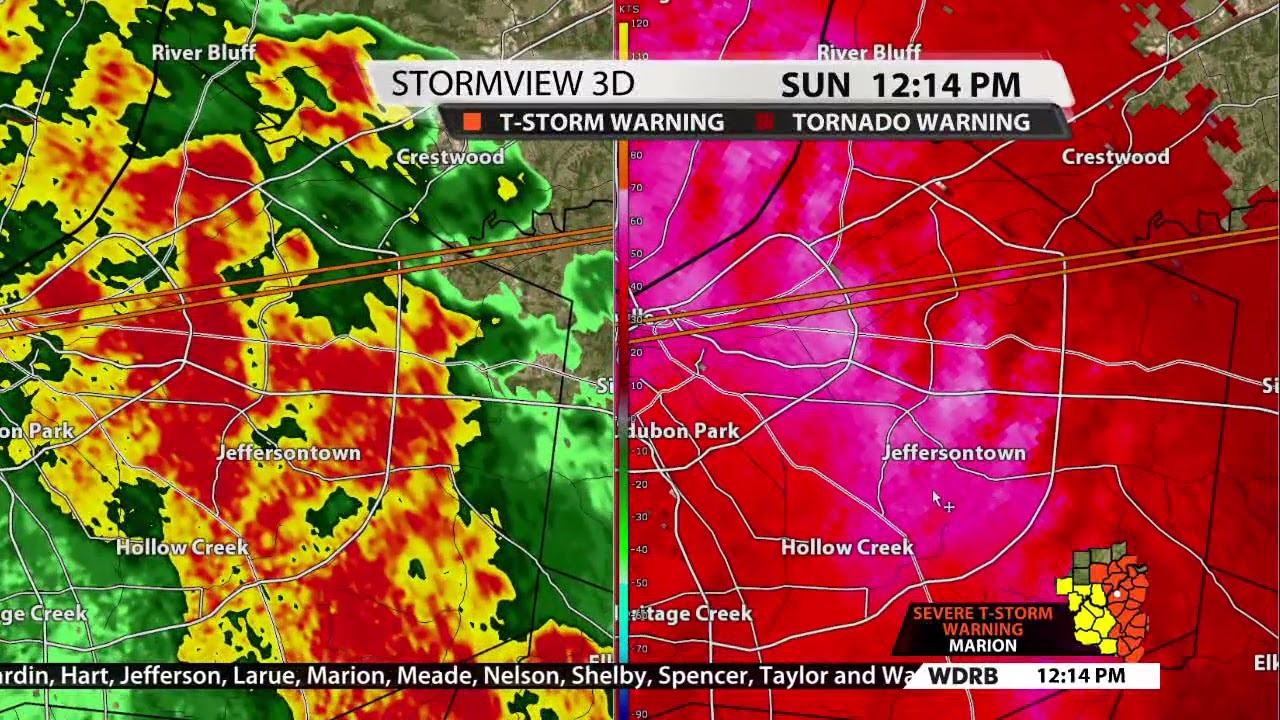 WDRB - Severe Weather Coverage - Afternoon of 5/26/2024