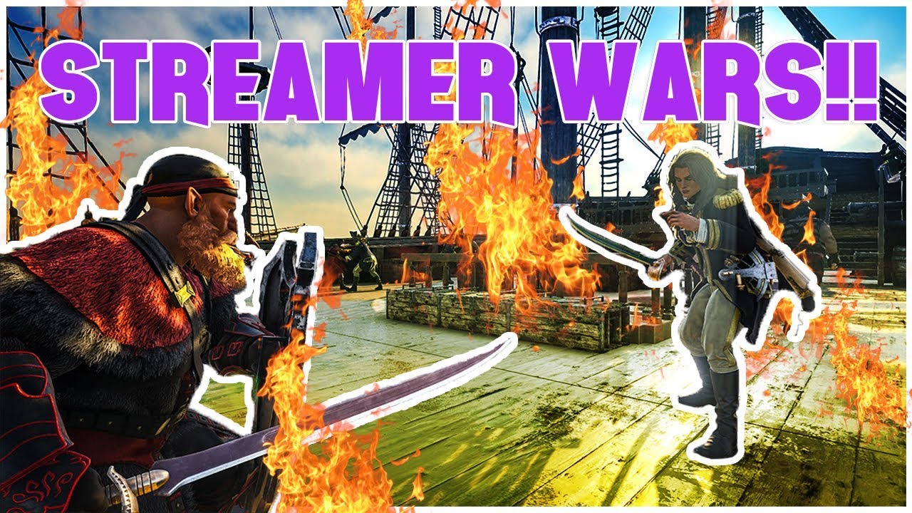 STREAMERS V's STREAMERS EPIC BRIG BATTLE!! ATLAS OFFICIAL PVP #5 | ATLAS GAMEPLAY