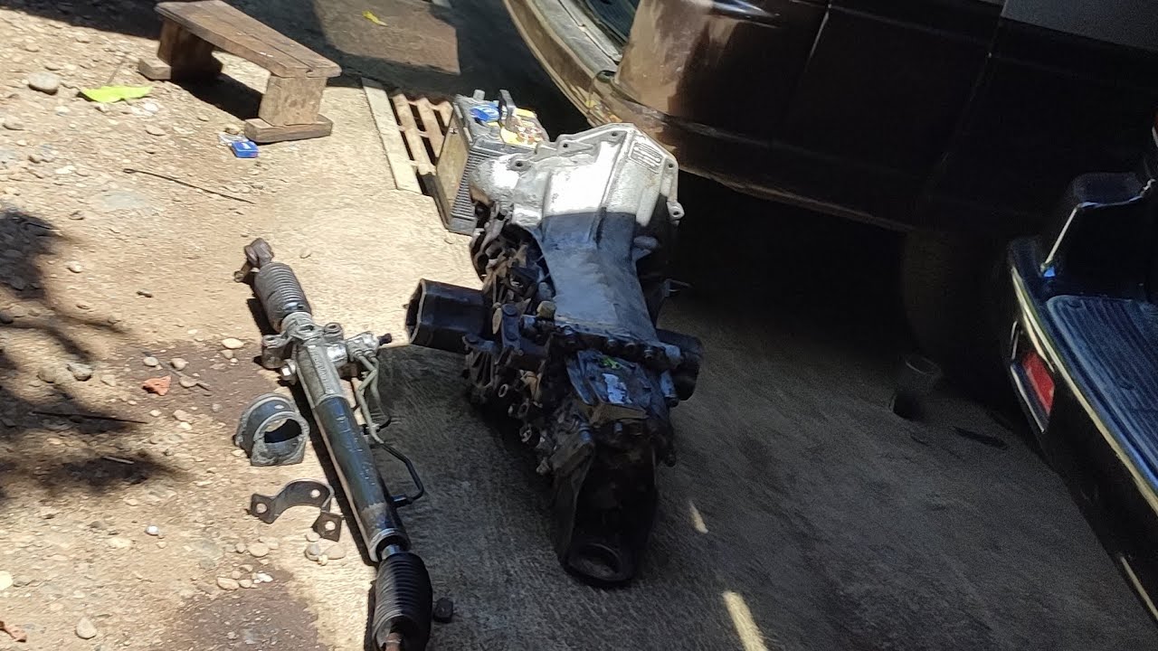 part 2 replace transmission MB100 due to stuck UP,