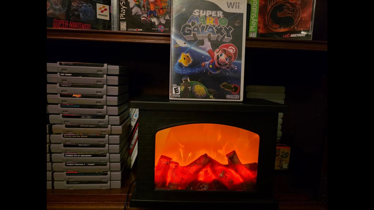 Playing Super Mario Galaxy on a CRTTV!