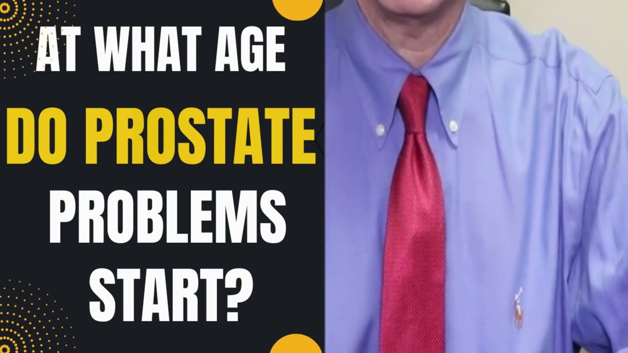 At what age do prostate problems start