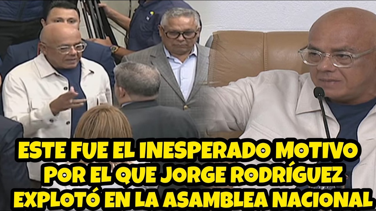 JORGE RODRÍGUEZ EXPL0TÓ CONTRA DIPUTADO EN LA ASAMBLEA NACIONAL Y LE LANZÓ FUERTE ADVETENClA