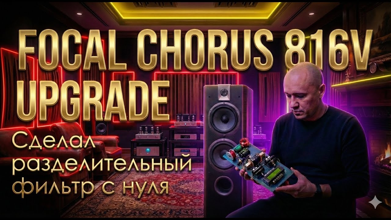 Focal Chorus 816V Upgrade: создание топового разделительного фильтра с нуля для подписчика! JM LAB