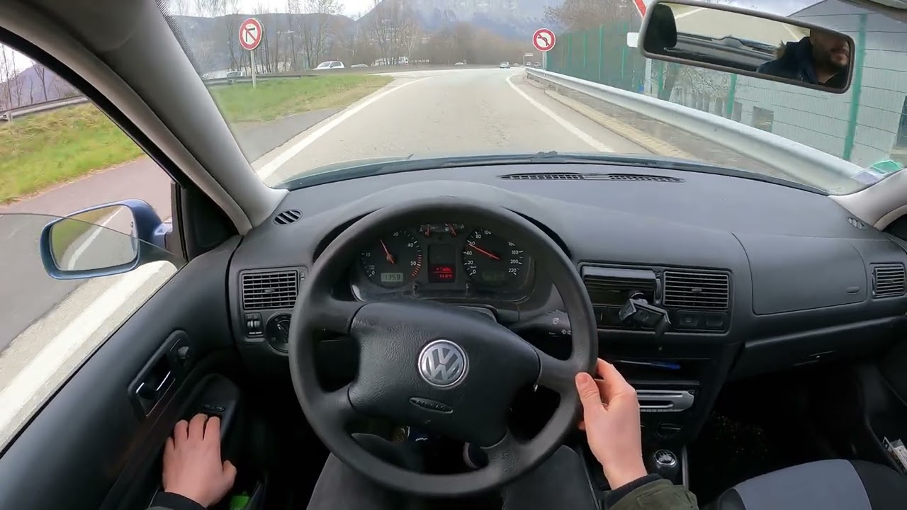 🔥 Volkswagen Golf IV MK4 1.9 TDi 90 2004 POV Driving HD 4K Wembley+ فولكس فاغن غولف