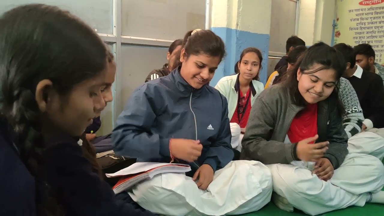 They are students in class - D. ed (Vi) Special for Learning and Writing Indian Sign Language. 