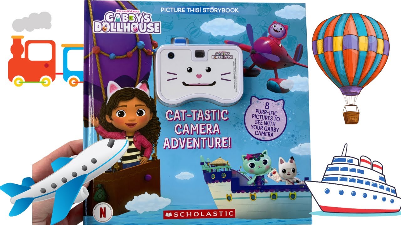 Gabby’s Dollhouse Cat-tactic Camera Adventure - explore with you Gabby Camera - Read Aloud