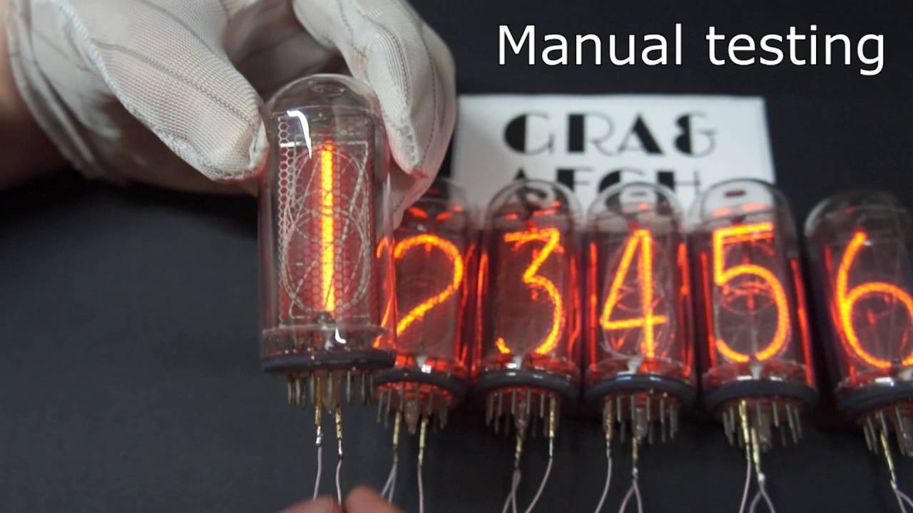 IN-18 Nixie Clock Test New Old Stock Matched GRA & AFCH