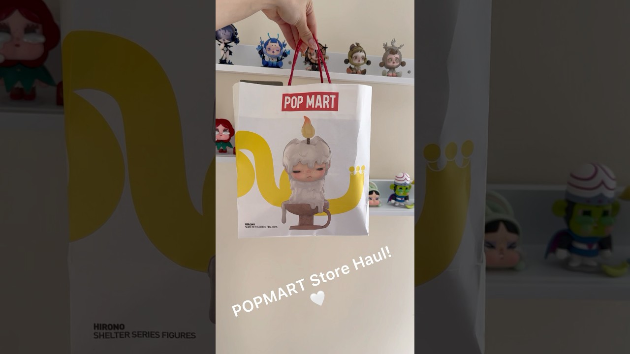 POPMART HAUL! Plush and Figure Blind Boxes 🩷🤍