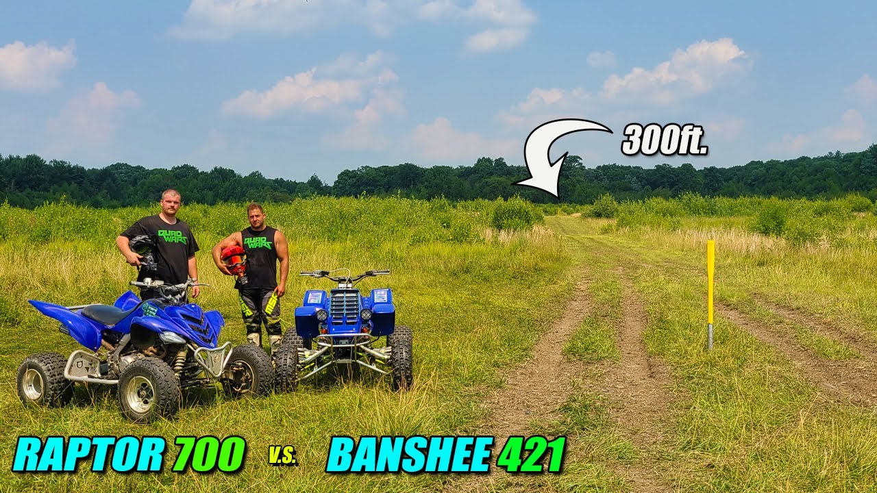 Banshee 421 v.s.  Raptor 700 (MSUT SEE THIS!)