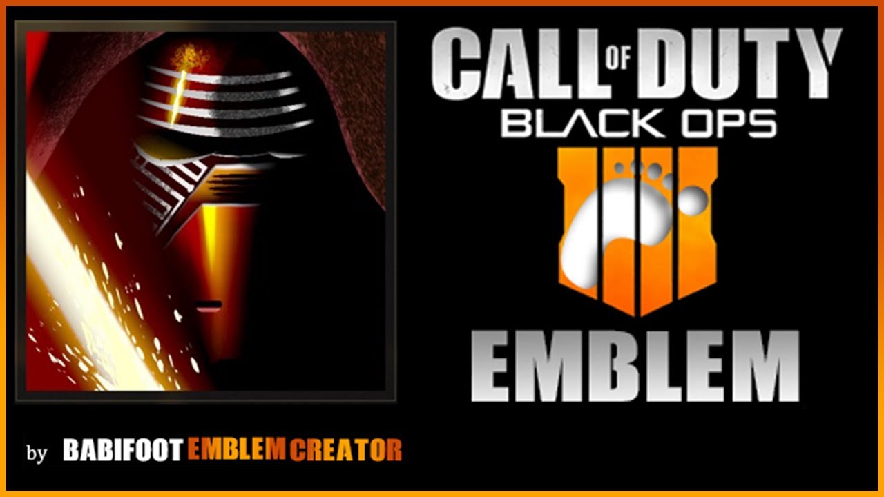 BO4 Emblem Tutorial - Kylo Ren Star Wars