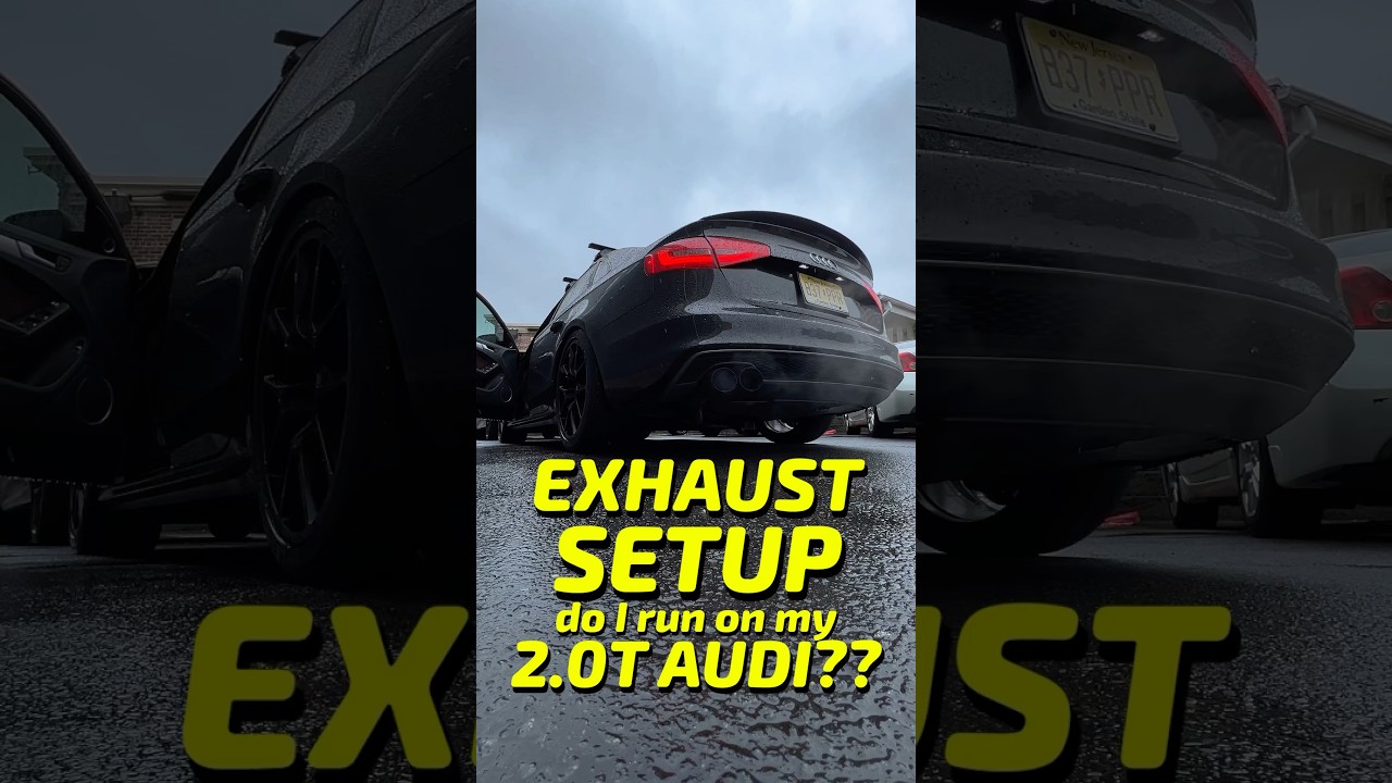 Muffler Delete & Resonator Delete on My 2.0T Audi A4 B8.5 - Pops & Bangs? 🏎️ 🔊