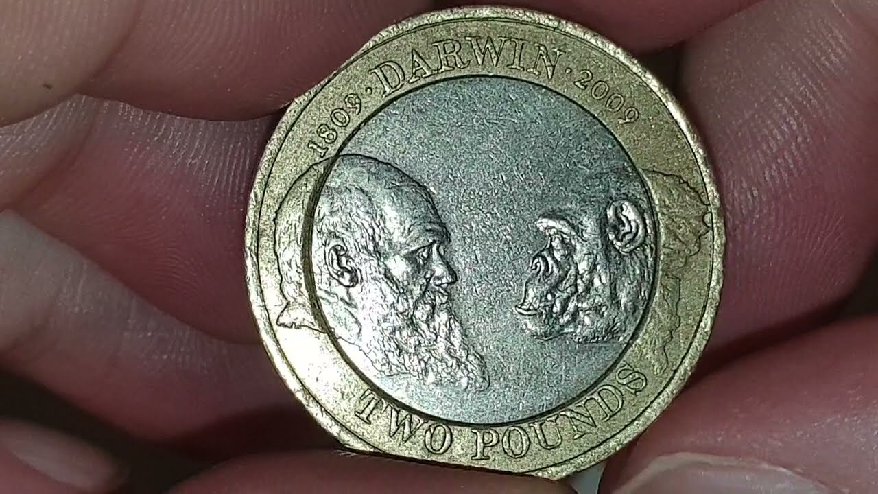 UK 2009 &pound;2 Two Pounds Charles Darwin 200th Birth Year - Coin World UK