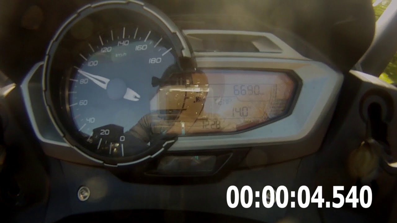 BMW C600 Sport 0 - 100 acceleration Akrapovic