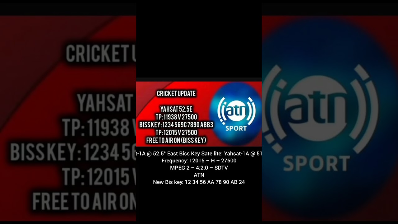 ATN Yahsat-1A @ 52.5&deg; East Biss Key Satellite: Yahsat-1A @ 51-52.5&deg; EastFrequency: 12015H27500
