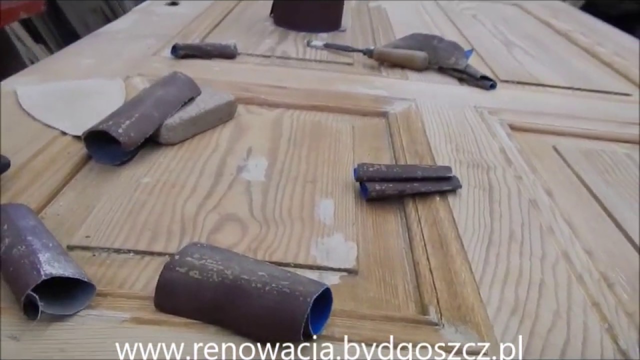 Bydgoszcz renowacja starych drzwi.