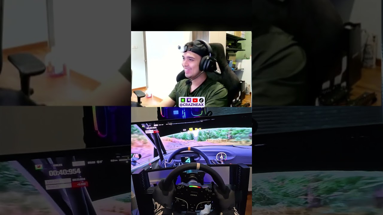 Дядя превратился из курьера в раллийного гонщика 😭 #fyp #gaming #gamingontiktok #crazneax #rally