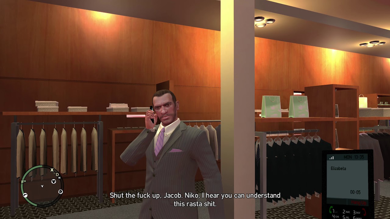 Grand Theft Auto IV (4K) - Shopping at Perseus