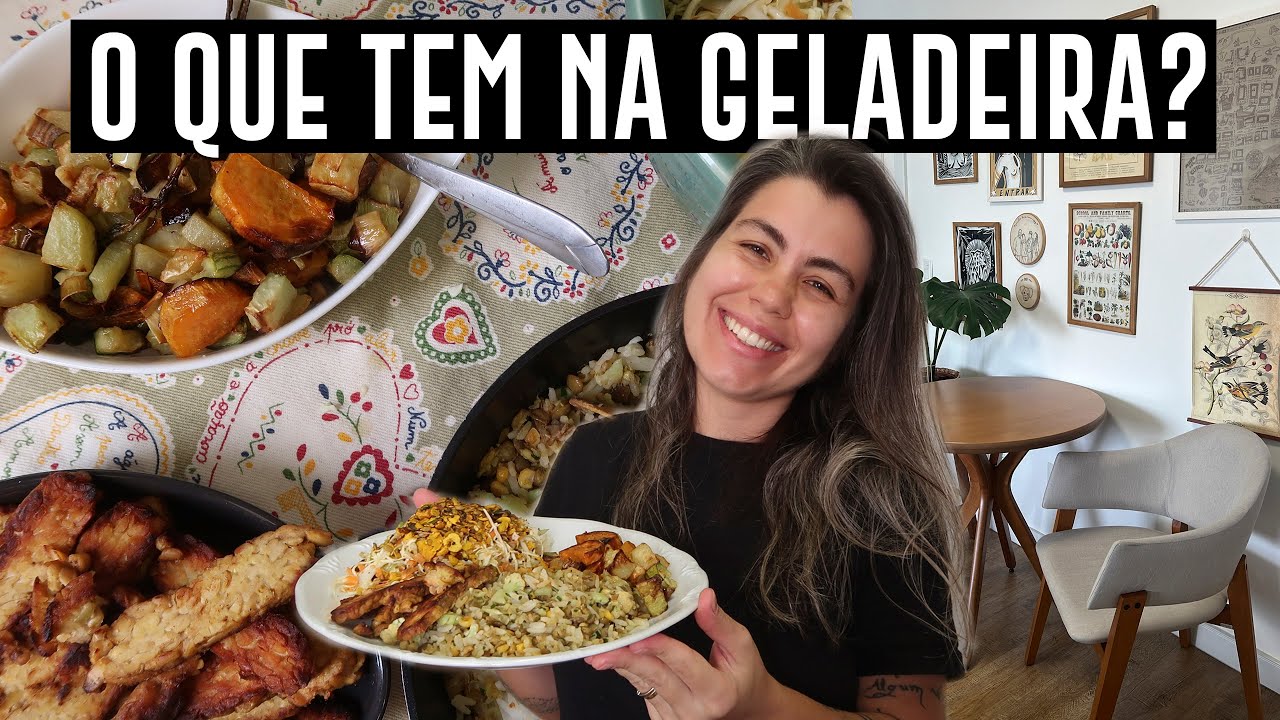 ALMOÇO COMPLETO DO DIA COM O QUE TEM NA GELADEIRA + NOSSA MESA NOVA | TNM Vegg