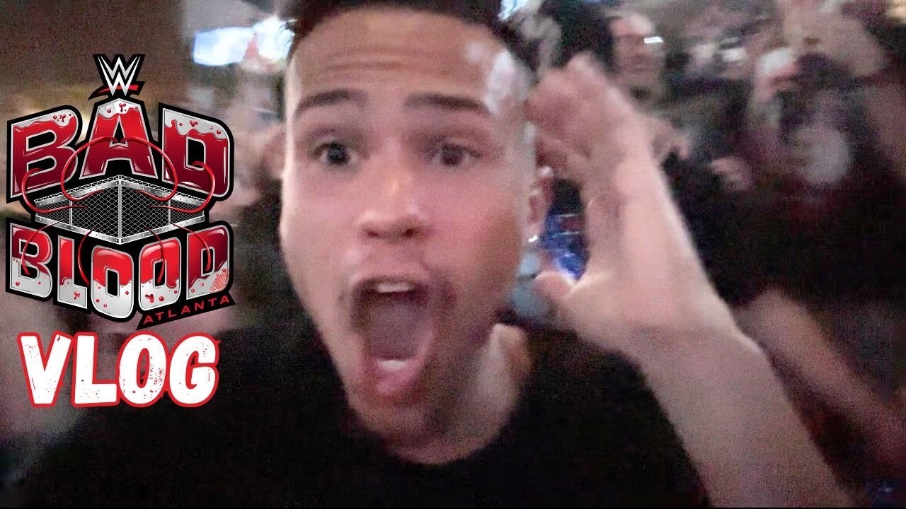 THE ROCK HAS COME BACK! WWE Bad Blood 2024 Vlog & Experience + Meeting Bayley | VLOG #7
