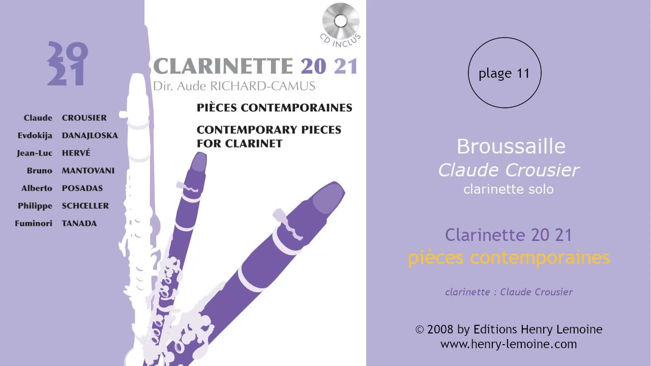 11 - Broussaille - Claude Crousier - clarinette solo