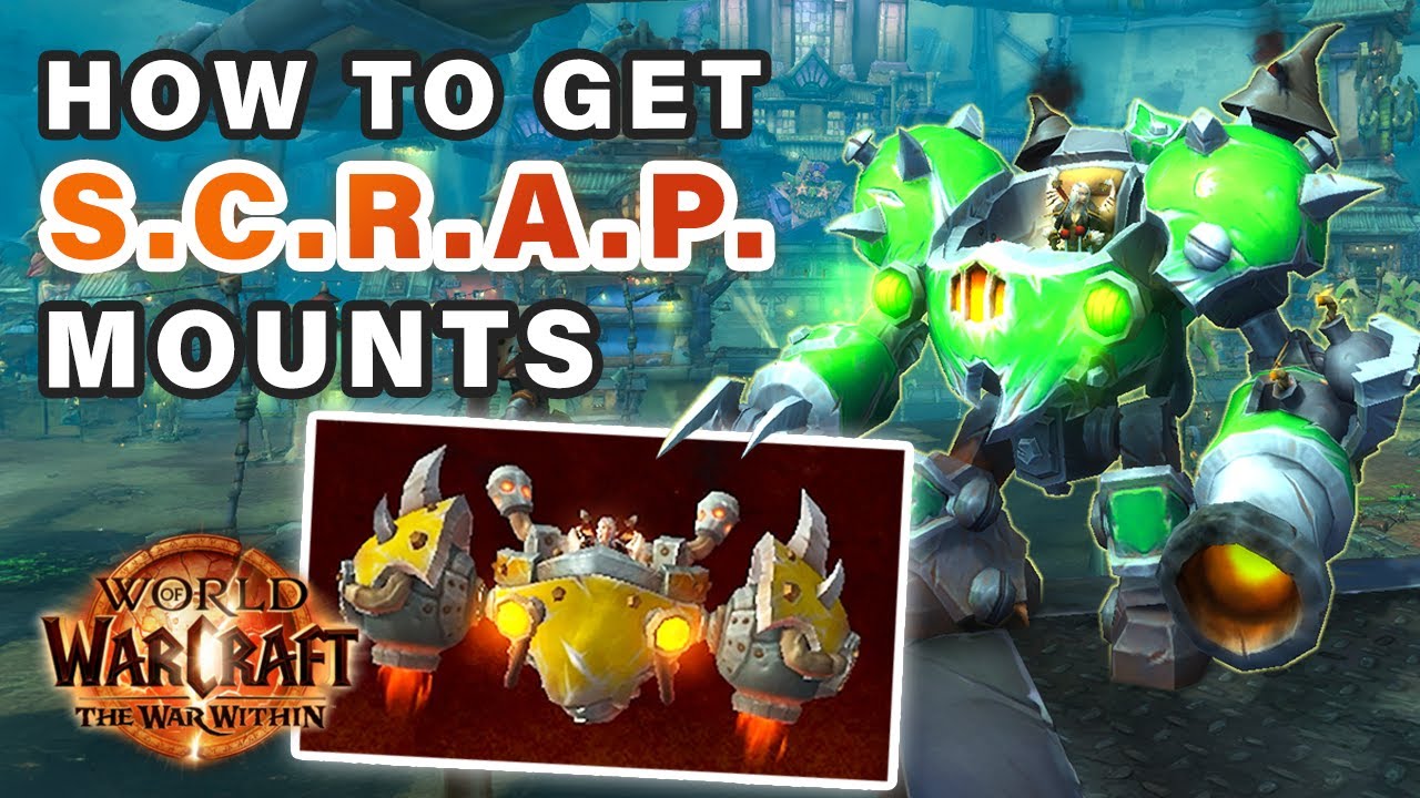 How to get TWO Mounts from doing SCRAP Heaps ► WOW: The War Within