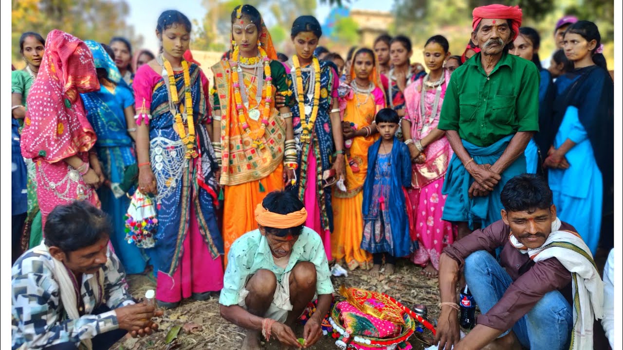 आदिवासी शादी सिमोड़ा पूजन वीडियो वाकनेर // simoda pujan riti riwaj video wakner 2026