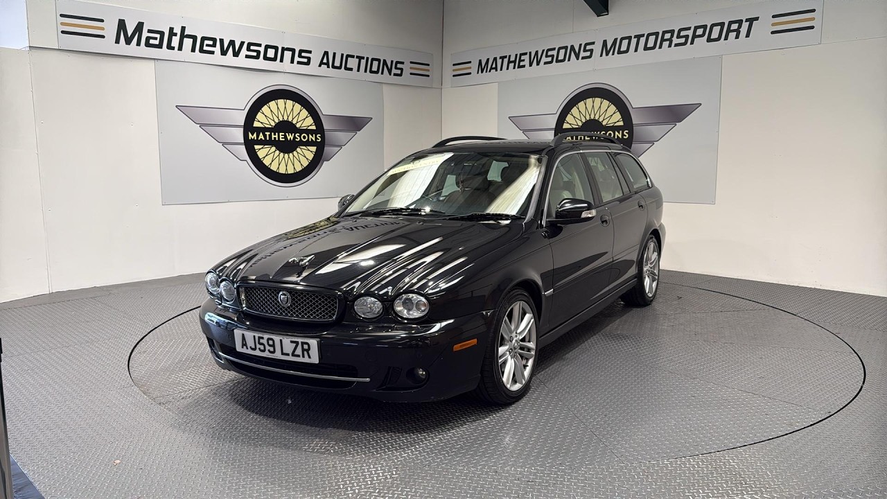 JAGUAR X-TYPE SE AUTO 2009 года | Mathewsons Classic Cars | Аукцион: 15, 16 и 17 апреля 2026 года