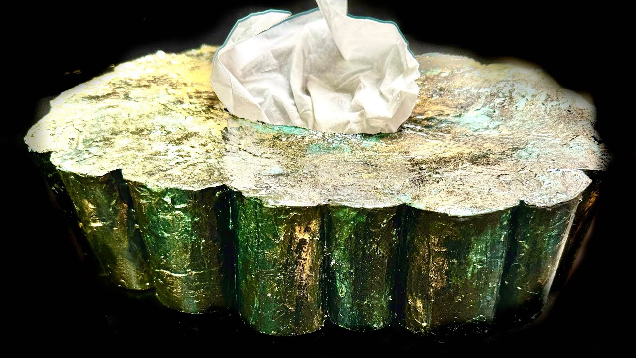 💝 Роскошная коробка для салфеток своими руками из рулонов туалетной бумаги