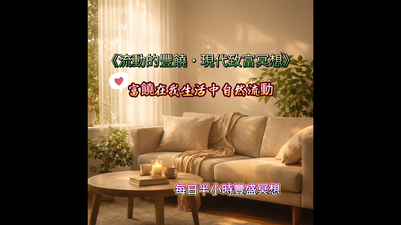 《富饒在我生活中自然流動｜流動的豐饒・現代致富冥想》Vol. 4 