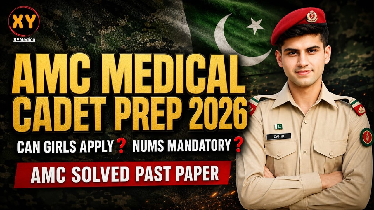 AMC Medical Cadet 2026 Preparation | Can Girls Apply for AMC? | is NUMS mandatory?