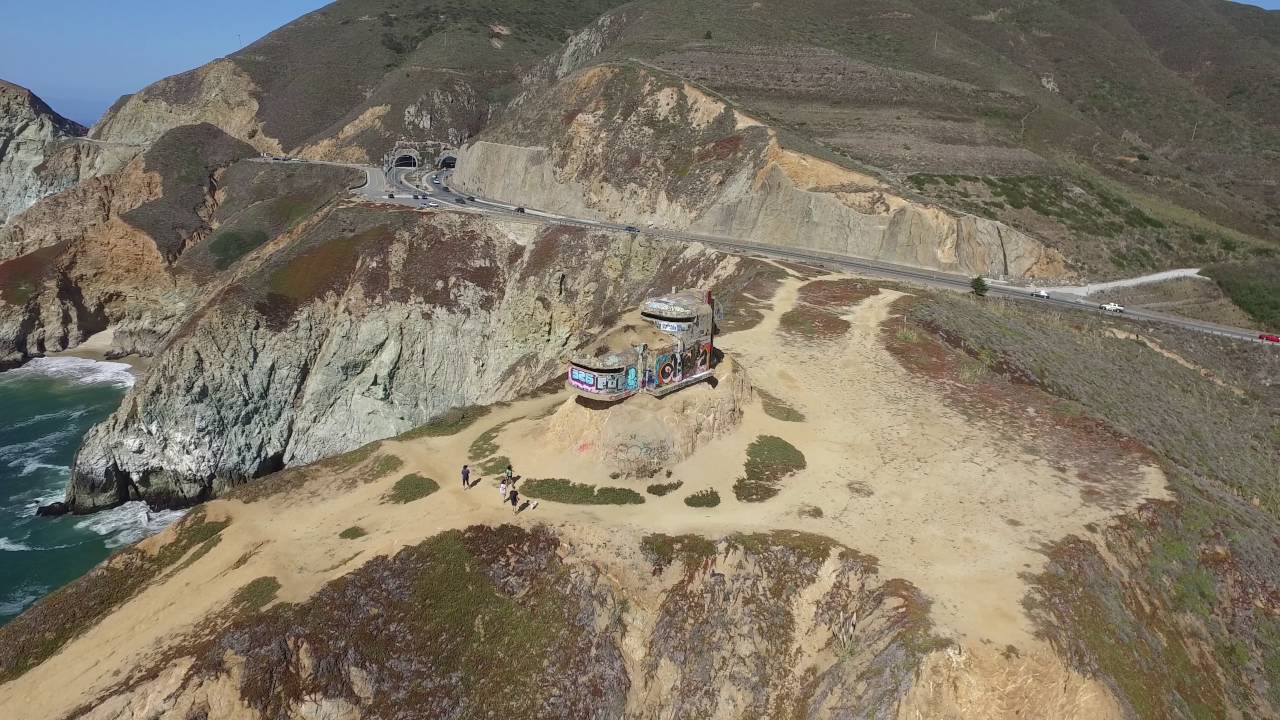 Devils Slide Bunker - Tom Lantos Tunnels, Pacifica,  Grey Whale Cove Beach