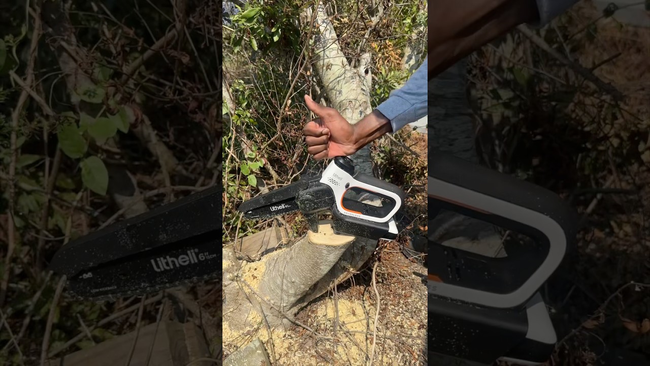 Litheli 20V 6” Mini Chainsaw! 