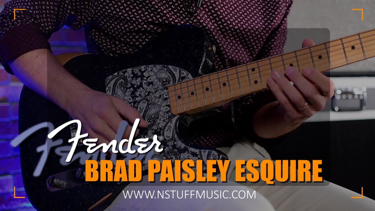 Fender Brad Paisley Esquire - Black Sparkle