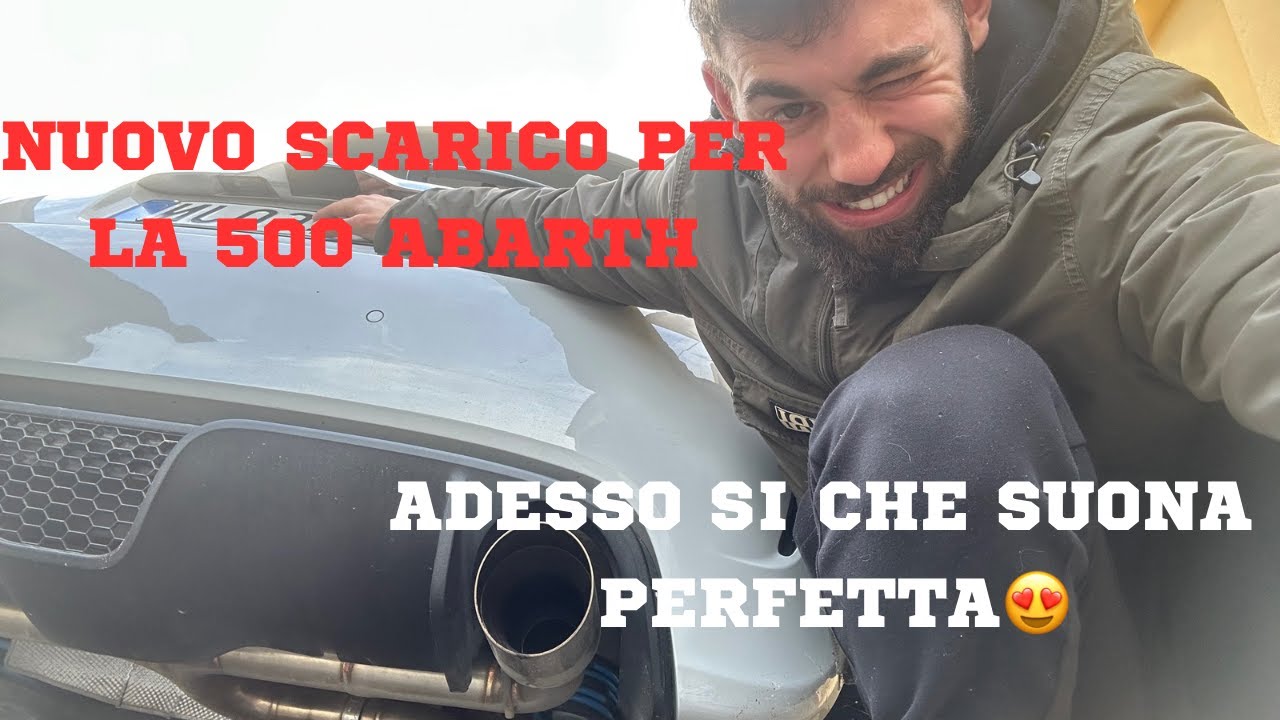 NUOVO SCARICO SKAT per la 500 ABARTH. MA COME SUONA?!😍🤯