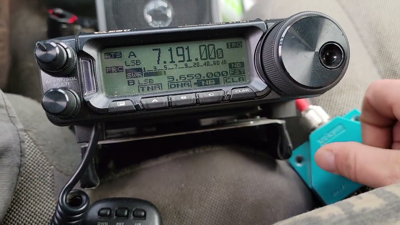 Tarheel 100 compared to my Homebrew antenna on 40m. just on receive