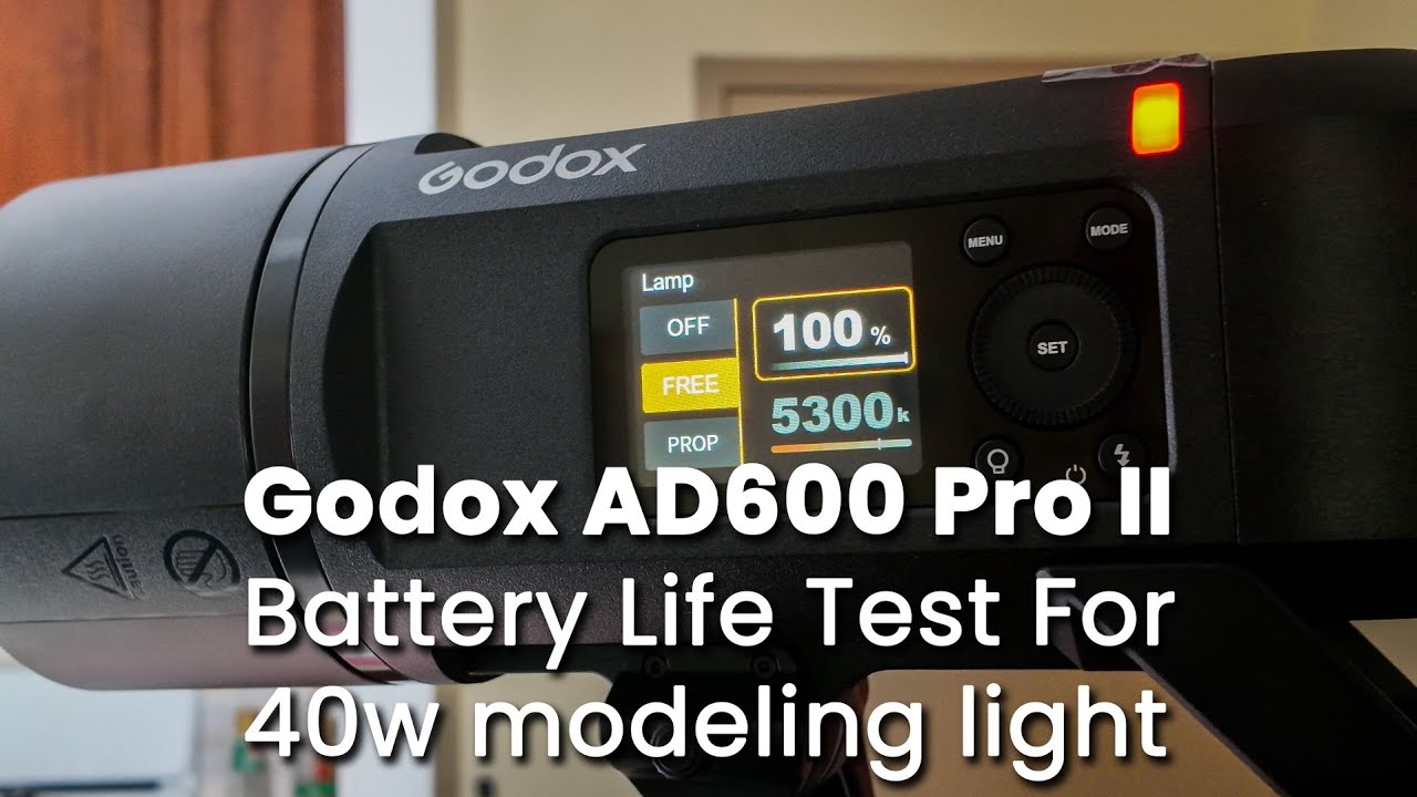 Godox AD600 Pro II 40w Modeling Light review.