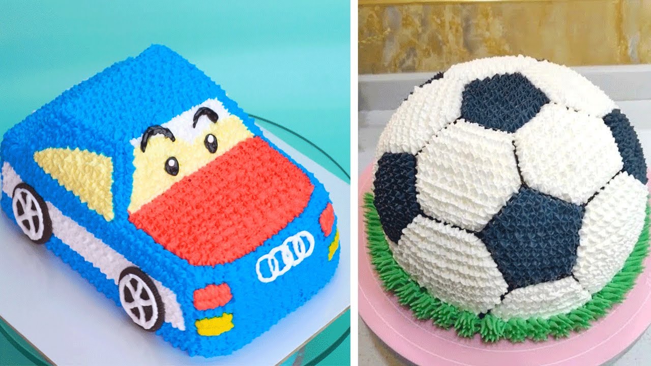 23 Birthday Cake Decorating Ideas | Soccer Ball Cake Tutorial | Perfect Cake Decorating For Baby