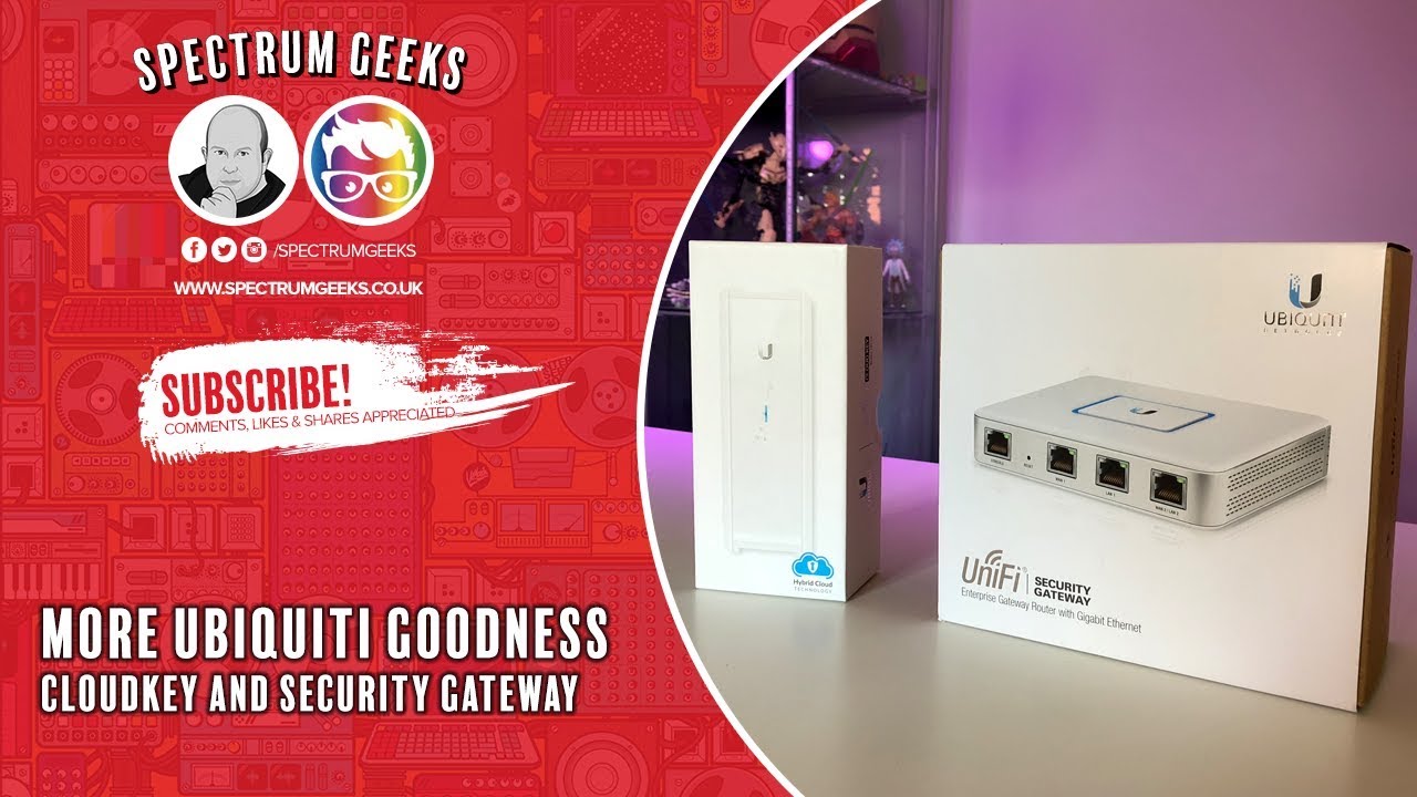 Ubiquit Unifi Cloud Key and Security Gateway