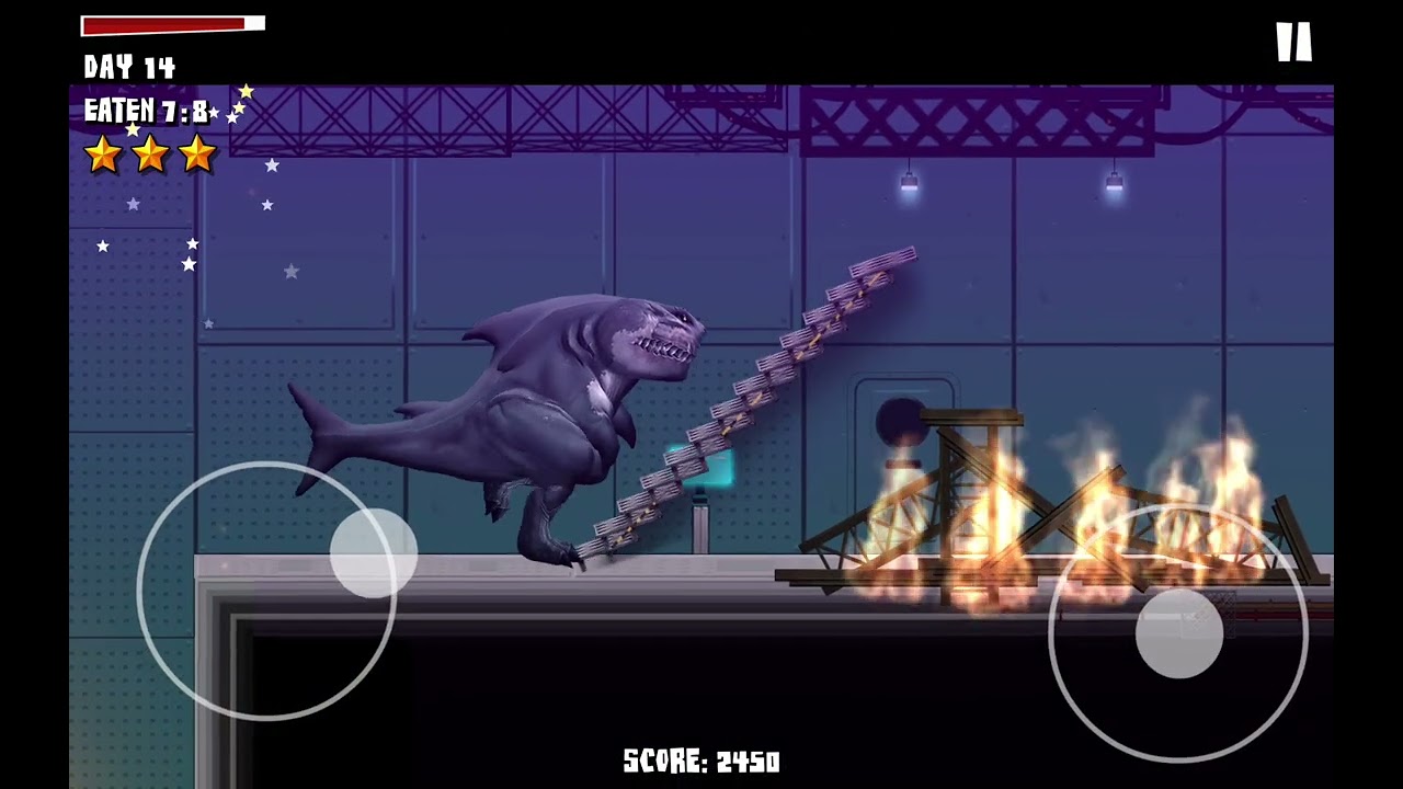Sharkosaurus Rampage Gameplay Walkthrough Level 14-16