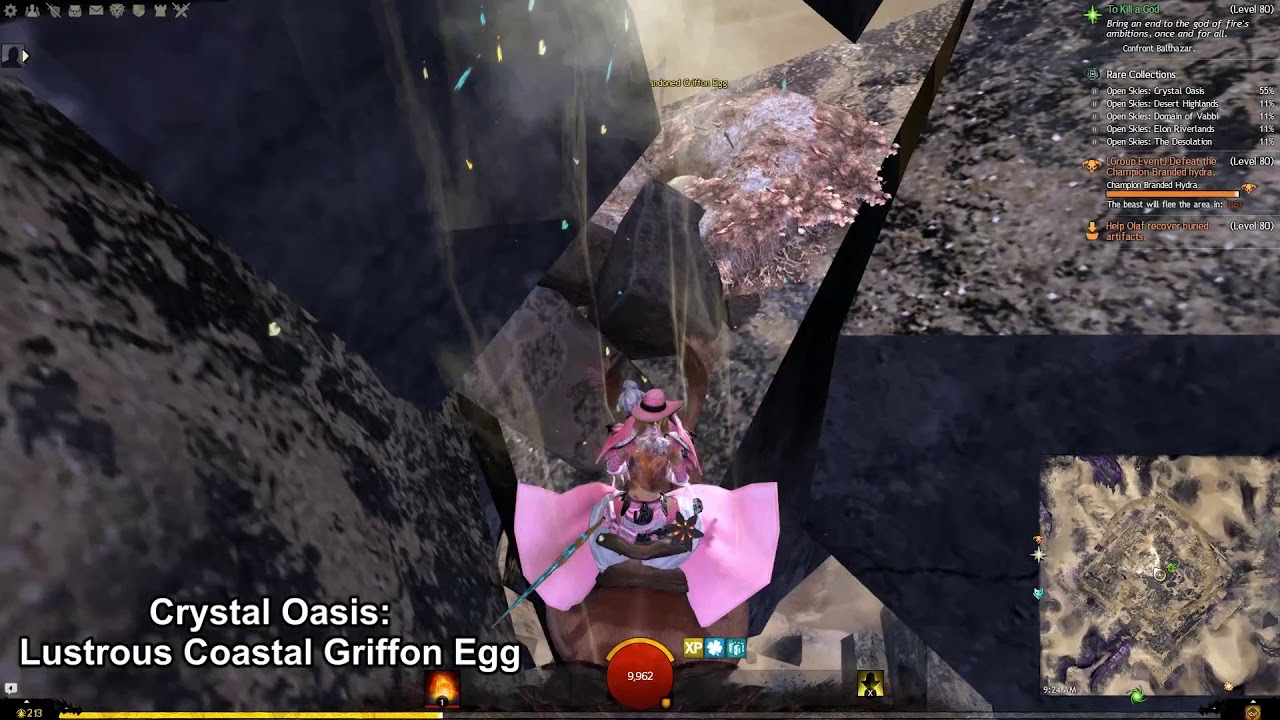 GW2 Open Skies Crystal Oasis Griffon Eggs Guide
