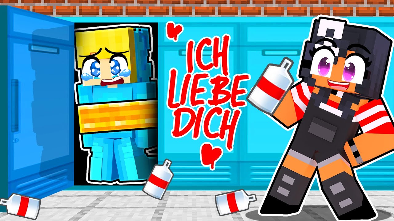 Meine Schulmobberin hat einen Crush auf mich in Minecraft!