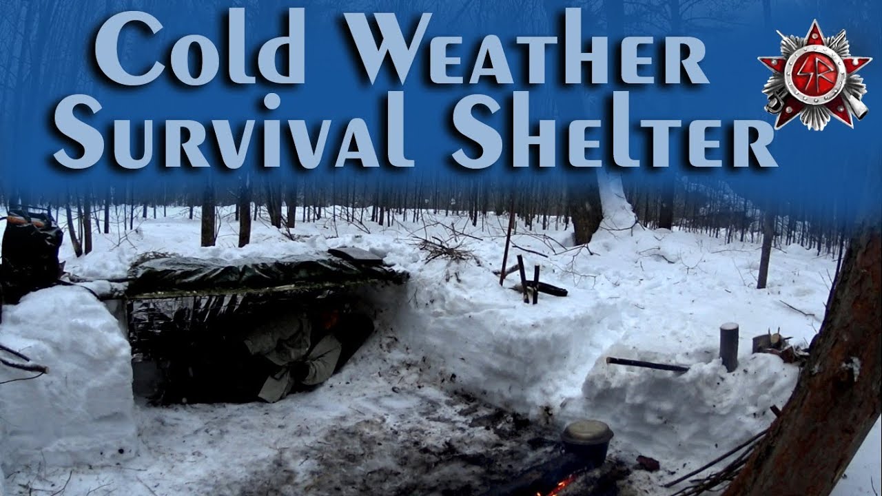 Cold Weather Survival (2018) {Poncho Survival Shelter Overnight]