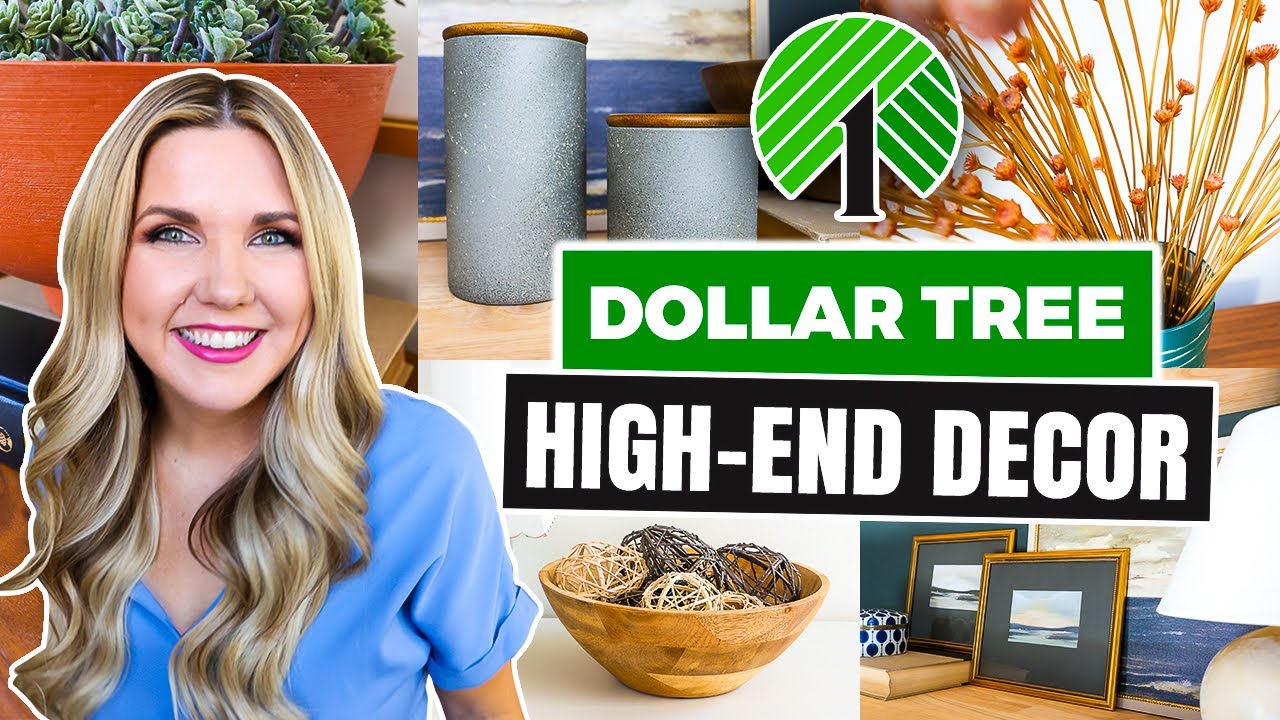 10 High-End Dollar Tree DIYs...Decorate your entire house on a budget!