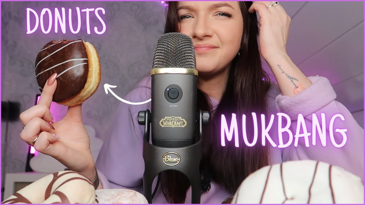 ASMR MUKBANG • Eating Donuts / Pączki • Polish ASMR / ASMR Po Polsku