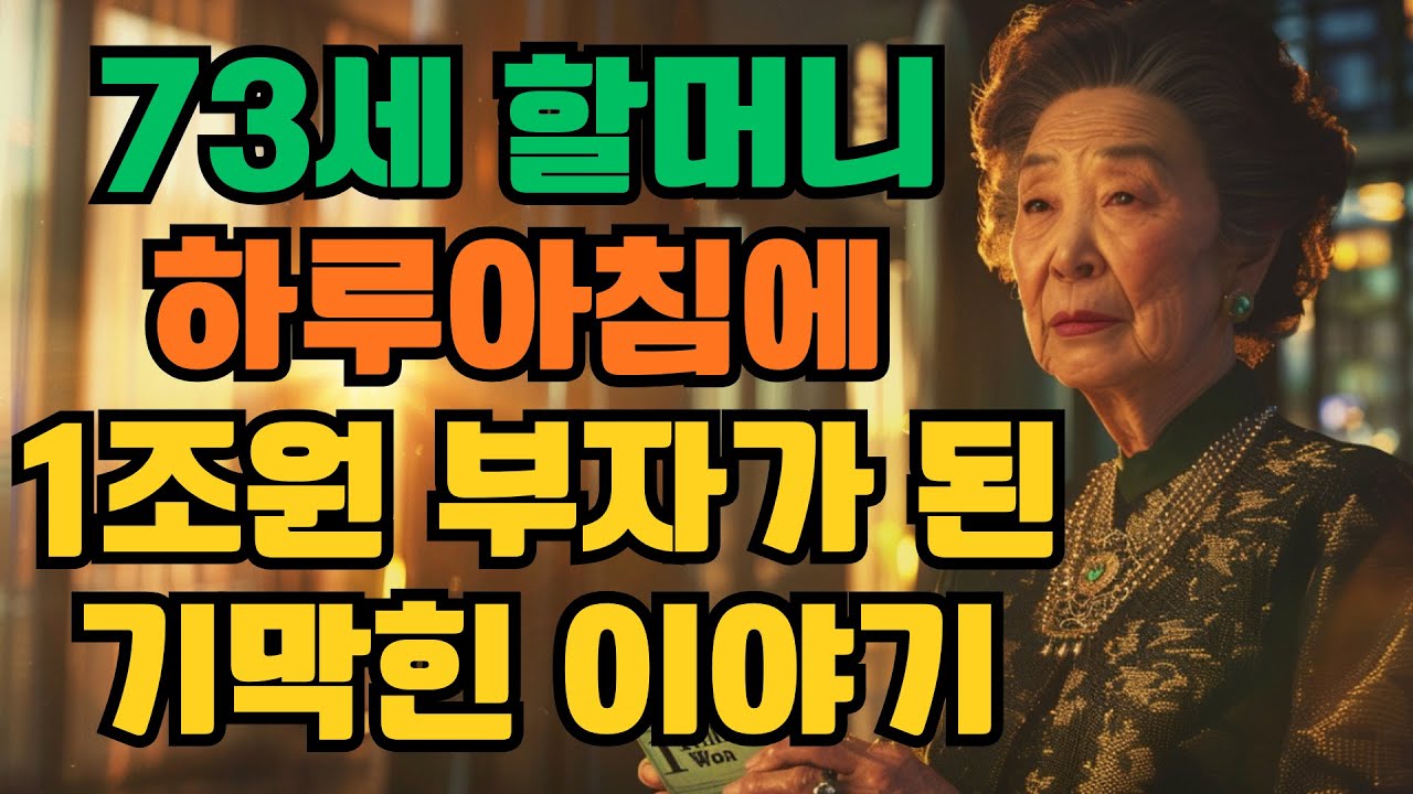 73세 할머니 하루아침에 1조원 부자 된 기막힌 사연