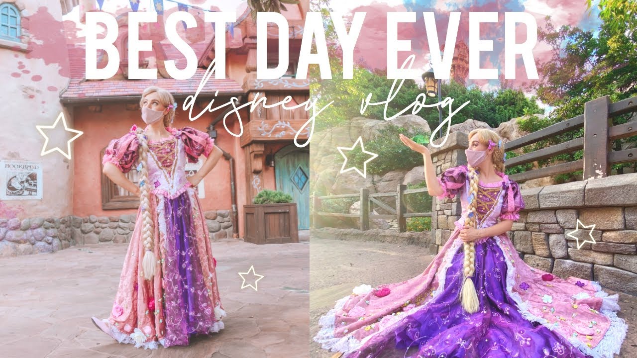 Dressing Up as Rapunzel at Disney World | Halloween Vlog 🌞