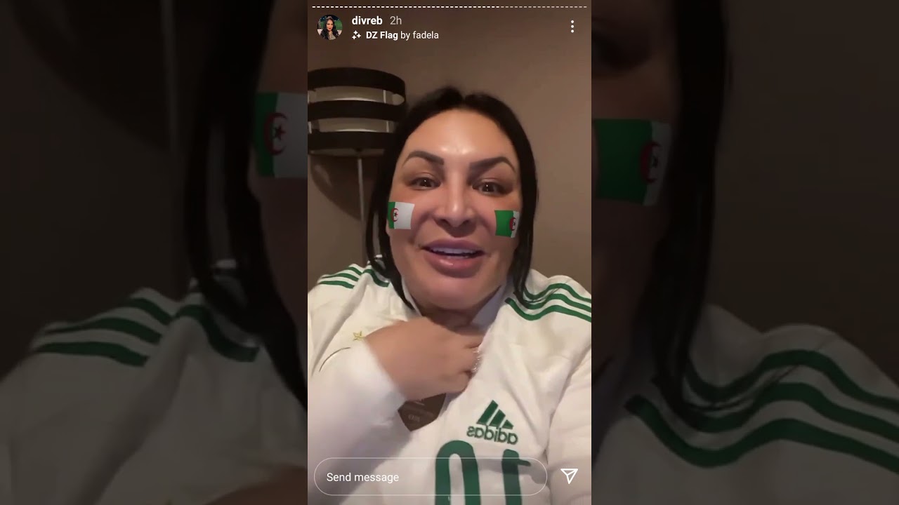 rourou elhelwa Diva rebecca ماتش الجزائر و المغرب الموت تاع الضحك