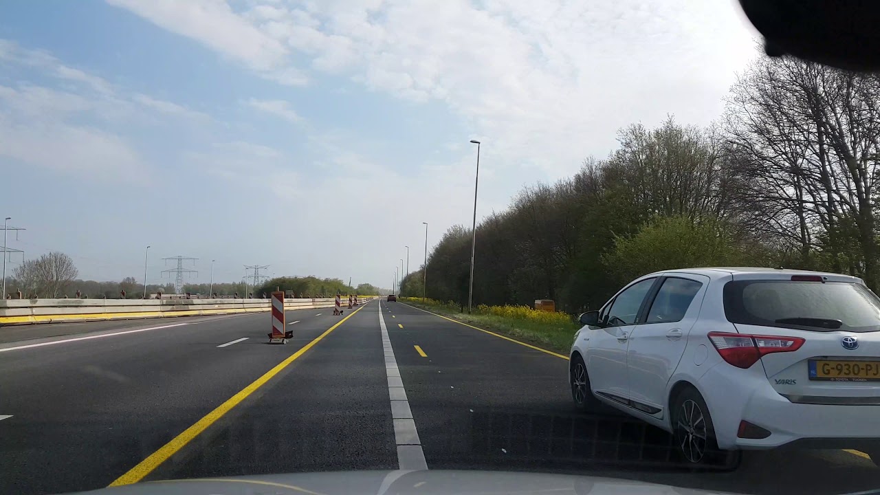 A6 Lelystad-Zuid stavaza 12-04-2020