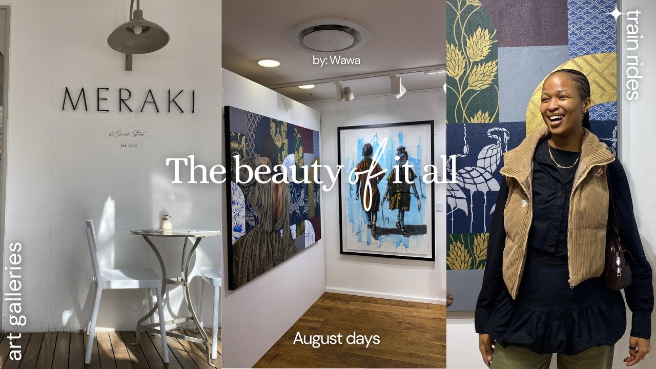 Cape Town first Thursdays + train ride + gallery hopping + café Sunday Lunch + DIY ice-cream